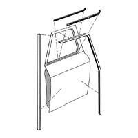 73-80 Window Anti-Rattle & Channel Kit
