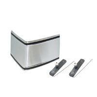 73-80 Chevrolet/GMC Truck Rear Cab Corner Molding, Plain, LH