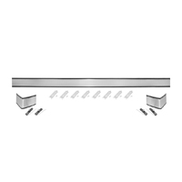 73-80 Chevrolet/GMC Truck Rear Cab Molding Set, Plain 3-Piece without screws