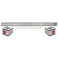 73-80 GMC Truck Rear Cab Molding Set, 3 Piece with GMC Emblems