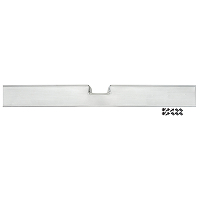 73-80 Chevrolet  Fleetside Truck Tailgate Band, Brushed Aluminum, w/ Chevrolet Emblem Holes