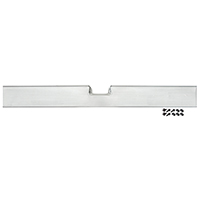 73-80 Chevrolet  Fleetside Truck Tailgate Band, Brushed Aluminum, w/ Chevrolet Emblem Holes