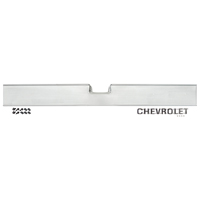 73-80 Chevrolet  Fleetside Truck Tailgate Band, Brushed Aluminum, with Chevrolet Emblem