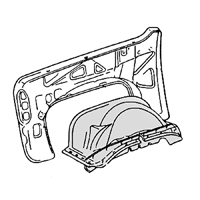 73-80 Front Inner Fender Well, RH
