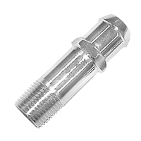 60-87 Truck Chrome Water Pump Intake Fitting-Long