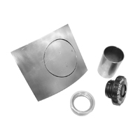 73-87 Weld-In Fuel Filler Door, Curved Panel