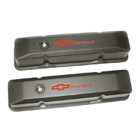 Chevrolet Small Block Black Aluminum Valve Covers