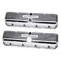 Big Block Offenhauser Finned Aluminum Valve Covers, Tall Style