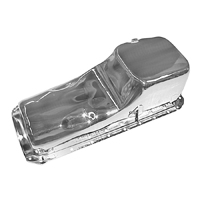 73-91 BB Chrome Steel Oil Pan, Reproduction