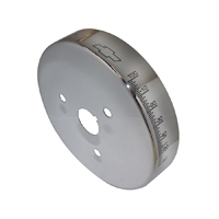 73-87 SB 6 3/4 Harmonic Balancer Chrome Cover