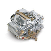 Holley Carburetor Single Feed 600 CFM 4-BBL, Electric Choke Bright Silver Finish