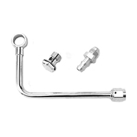 Chrome Edelbrock Fuel Inlet Kit