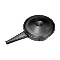 1967 Camaro Air Cleaner, Original Style, Small Block 4BBL, Black Lid