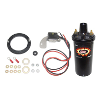 V8 Ignitor Electronic Ignition Kit W/ Black Coil