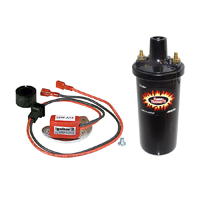 V8 Ignitior II Electronic Ignition Kit W/ Black Coil