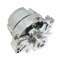 73-87 100 AMP 1 Wire Internal Regulator Chrome Alternator