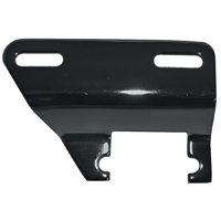 Lower Alternator Bracket SB V8 Mounts on Header, Black