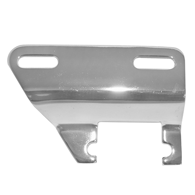 67-68 Camaro Lower Alternator Brackets Mount On Header, Chrome