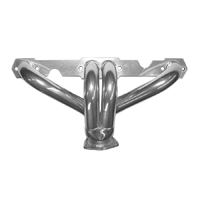 73-87 Small Block Hugger Headers, S/B Silver Coated