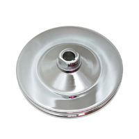 Single Groove Chrome Power Steering Pump Pulley