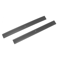 47-87 Stepside Tailgate Chain Covers, Black