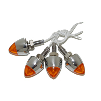 Lighted License Plate Bullet Bolts-Amber