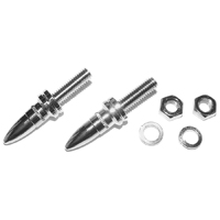 Chrome License Plate, Rifle Bolts