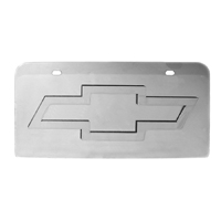 Stainless Steel License Plate- Bowtie