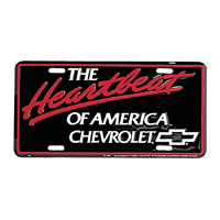 License Plate The Heartbeat Of America