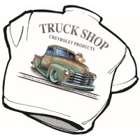 Men's T-Shirt - Patina Pick-Up Truck Shop - Black - Large