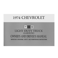 1974 Owners Manual