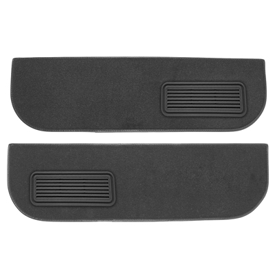 75-87 Truck/Blazer, 2 Pc Cut Pyle Door Panel Carpet Set, Black