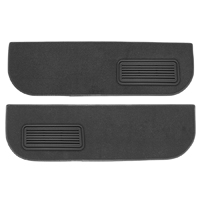 75-87 Truck/Blazer, 2 Pc Cut Pyle Door Panel Carpet Set, Black