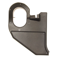 75-87 Black Kick Panel, W/ or W/O AC, W/ Air Vent Hole, RH