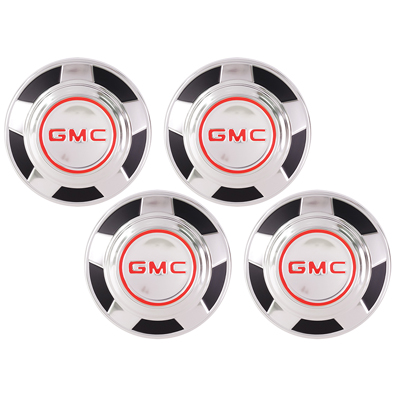76-87 GMC Truck 1/2 Ton 2WD Hub Cap, Aluminum, 4-Piece Set