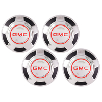 76-87 GMC Truck 1/2 Ton 2WD Hub Cap, Aluminum, 4-Piece Set