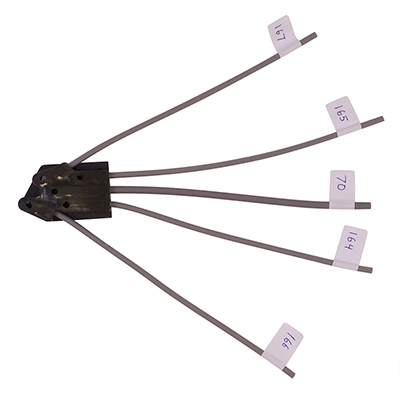 77-81 Power Window Switch Pigtail, 2 Button, 5 Terminal