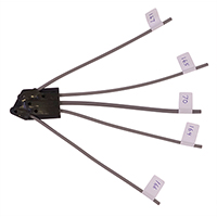 77-81 Power Window Switch Pigtail, 2 Button, 5 Terminal