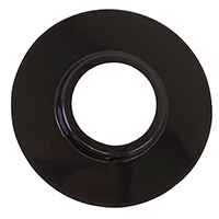 77-87 Interior Handle Escutcheon, Black, Plastic