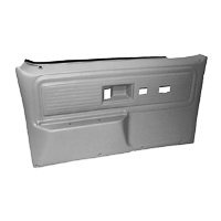 77-80 Cheyenne Replacement Front Door Panels, W/ Power Windows & Door Locks, Black