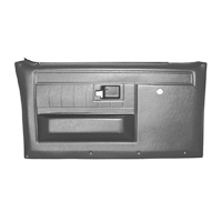 81-87 Front Door Panels W/O Power Windows Or Door Locks Black