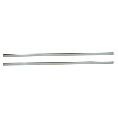 77-87 Front Door Panel Carpet Trim, Stainless Steel
