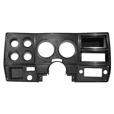 78-80 Chevrolet/GMC Truck Dash Instrument Bezel, Black without A/C