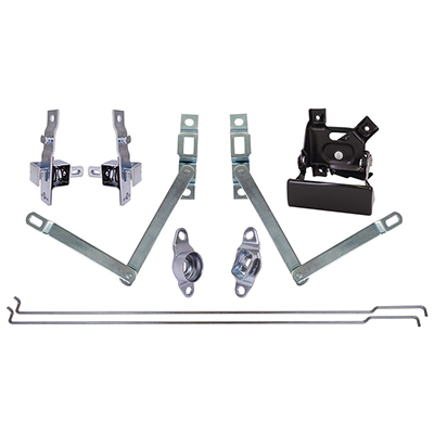 76 2nd-80 Fleetside Tailgate Latch & Support Link Set