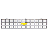 80 Chevrolet Grill, Chrome with Foil Emblem Insert, Replacement
