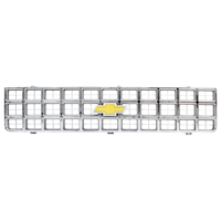 80 Chevrolet Grill, Chrome w/ Foil Emblem Insert, Replacement