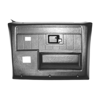 81-87 Rear Door Panels W/ Power Windows Only, Black