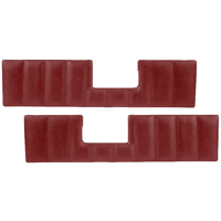 81-87 Chevrolet /GMC Truck Door Panel Inserts, Vinyl Maroon, Pair