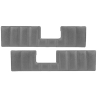 81-87 Chevrolet/GMC Truck Door Panel Inserts, Vinyl Gray, Pair