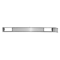 81-87 Chevrolet/GMC Dash Applique, Brushed Aluminum, w/ A/C